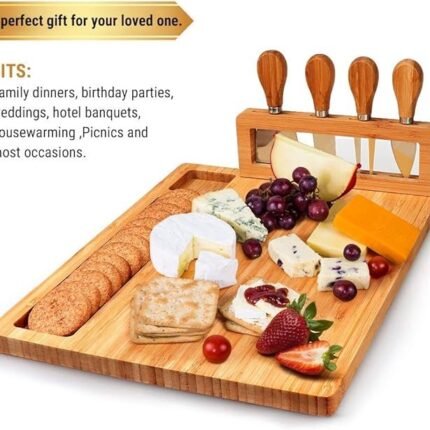 bamboo cheese board set in UAE