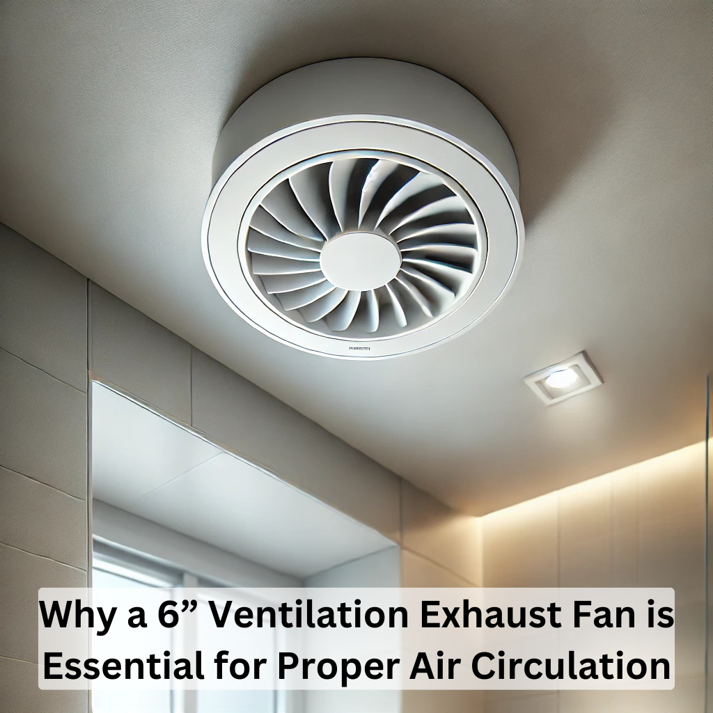 Why a 6” Ventilation Exhaust Fan is Essential for Proper Air Circulation